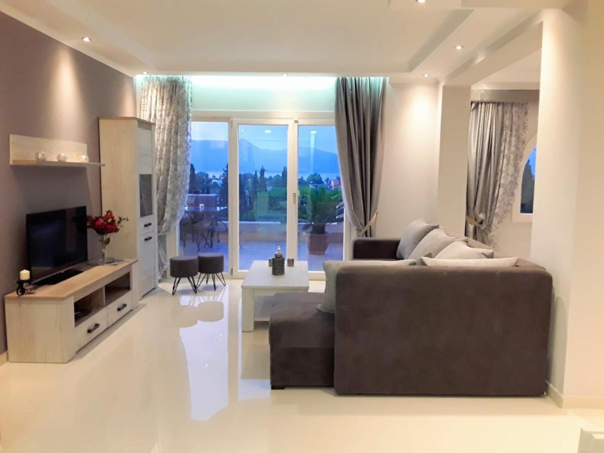 Sunshine Home 3 With Sea View Alepou 外观 照片