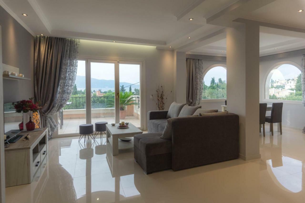 Sunshine Home 3 With Sea View Alepou 外观 照片