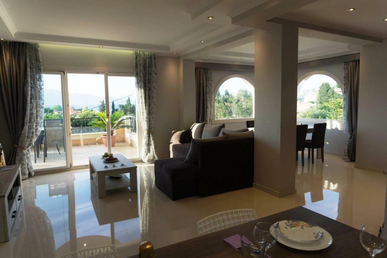 Sunshine Home 3 With Sea View Alepou 外观 照片